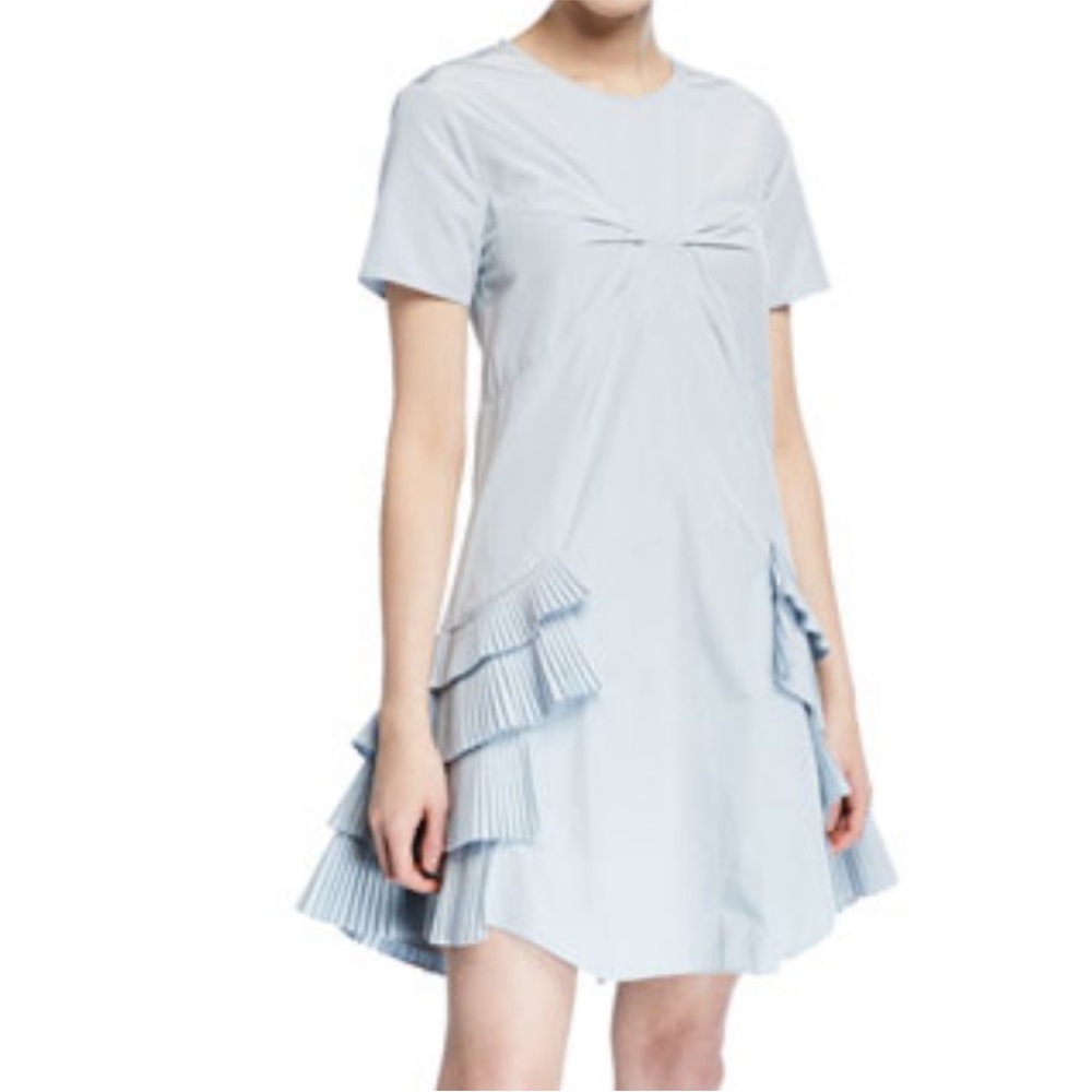 Opening Ceremony Blue Ruffle Dress